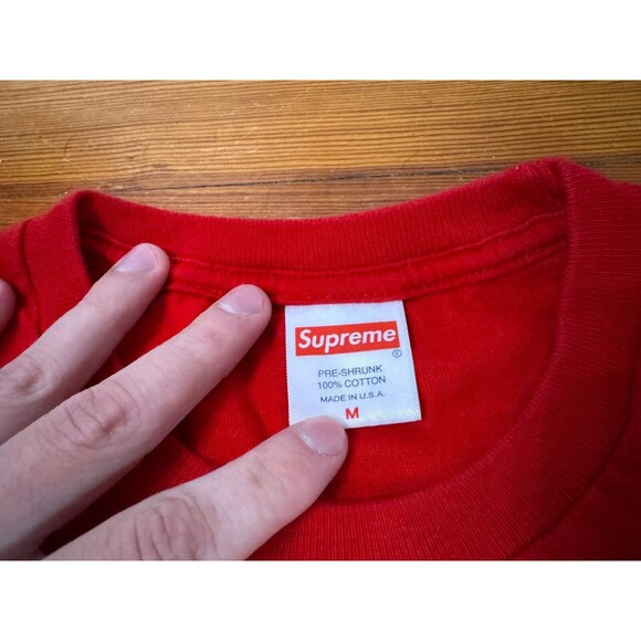 Supreme TMNT Raphael Bandana Shirt Mens Medium Red Teenage Mutant Ninja Turtle - Picture 4 of 6